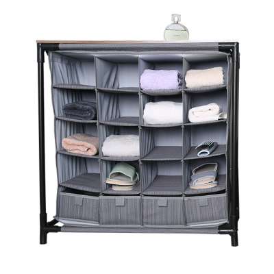 Storage Cube Closet Dresser 5 Tier Closet Drawer Linen Furniture Bathroom Storage Rack With Wooden And Sturdy Frame