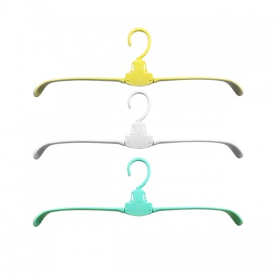 New 8 In 1 Non Slip Plastic Foldable Hangers Magic Clothes Hanger Space Saving Organizer Cloth Rack Plastic Clothes Hanger