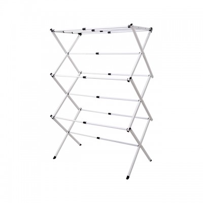 Foldable Clothes Drying Rack Rolling Collapsible Laundry Storage Hanger Stand Indoor Outdoor Cloth Dryer Stand Hanger