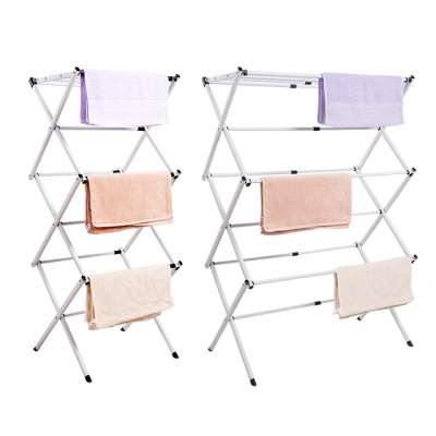 Cheap Price Garment Foldable Clothes Rack Clothing Hanging Rack