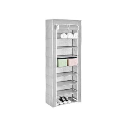 Big Size Non-Woven Fabric Portable Foldable  Baby Wardrobe Cabinet Folding Doors Wardrobe