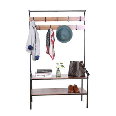 Hot Sale Expandable Adjustable Wire Rack Metal Coat Rack With Shoe Stand Shoe Rack Design