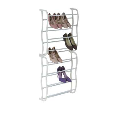 Wall Mounted Storage Shoe Display Rack Assembled Wall Shoe Rack