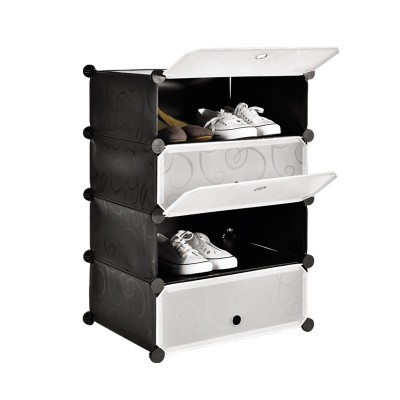 Living Room Must Portable 5 Layers Shoe Rack Online Plastic Shoe Cabinet